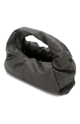Женская сумка shoulder pouch BOTTEGA VENETA темно-серого цвета по цене 123000 руб., арт. 610524/VCP40 | Фото 4 Женская сумка shoulder pouch BOTTEGA VENETA темно-серого цвета, арт. 610524/VCP40 | Фото 4