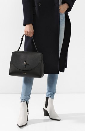 Женская сумка net medium FURLA черного цвета по цене 34650 руб., арт. BAFQ/HSF | Фото 2 Женская сумка net medium FURLA черного цвета, арт. BAFQ/HSF | Фото 2