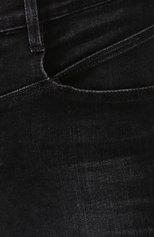 Женские джинсы 3X1 черного цвета, арт. W3CDY0921/RAVEN | Фото 5 (Кросс-КТ: Деним; Длина (брюки, джинсы): Стандартные; Силуэт Ж (брюки и джинсы): Прямые; Материал внешний: Хлопок; Детали: Потертости; Статус проверки: Проверена категория)