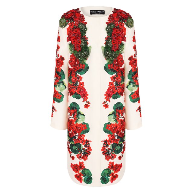 Шелковое пальто Dolce&Gabbana 10649920