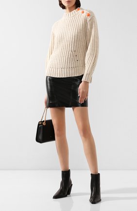Женская свитер ZADIG&VOLTAIRE бежевого цвета по цене 24150 руб., арт. WHMF1137F | Фото 2 Женская свитер ZADIG&VOLTAIRE бежевого цвета, арт. WHMF1137F | Фото 2