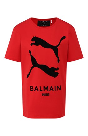 Женская футболка puma x balmain PUMA красного цвета по цене 10900 руб., арт. 59721311 | Фото 1 Женская футболка puma x balmain PUMA красного цвета, арт. 59721311 | Фото 1