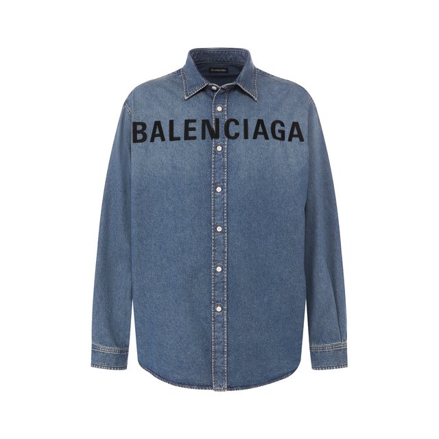 Джинсовая рубашка Balenciaga 10651756