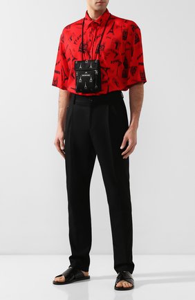 Мужские кожаные шлепанцы BALENCIAGA черного цвета по цене 38850 руб., арт. 597148/WA9D5 | Фото 2 Мужские кожаные шлепанцы BALENCIAGA черного цвета, арт. 597148/WA9D5 | Фото 2
