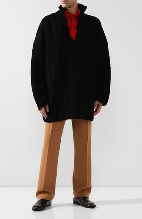 Мужские кожаные лоферы cosy bb BALENCIAGA черного цвета по цене 51650 руб., арт. 601255/WA721 | Фото 2 Мужские кожаные лоферы cosy bb BALENCIAGA черного цвета, арт. 601255/WA721 | Фото 2