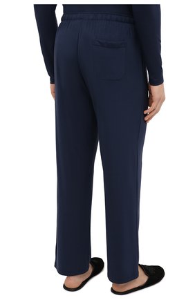 Мужские домашние брюки DEREK ROSE темно-синего цвета, арт. 3558-BASE001 | Фото 4 (Кросс-КТ: домашняя одежда; Мужское Кросс-КТ: Брюки-белье; Материал внешний: Синтетический материал)
