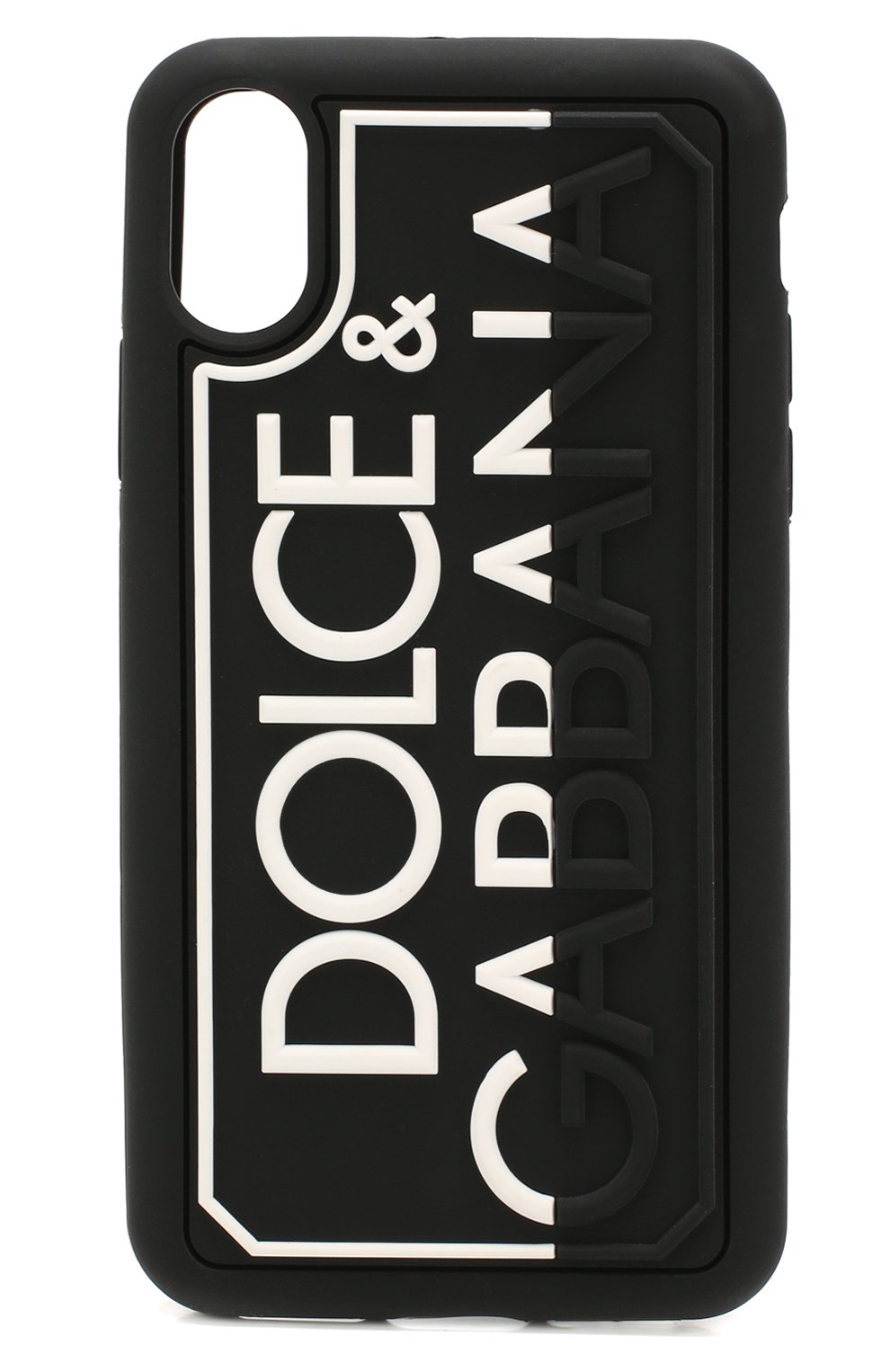 Мужской чехол для iphone x DOLCE & GABBANA черно-белого цвета, арт. BP2418/AJ980 | Фото 1