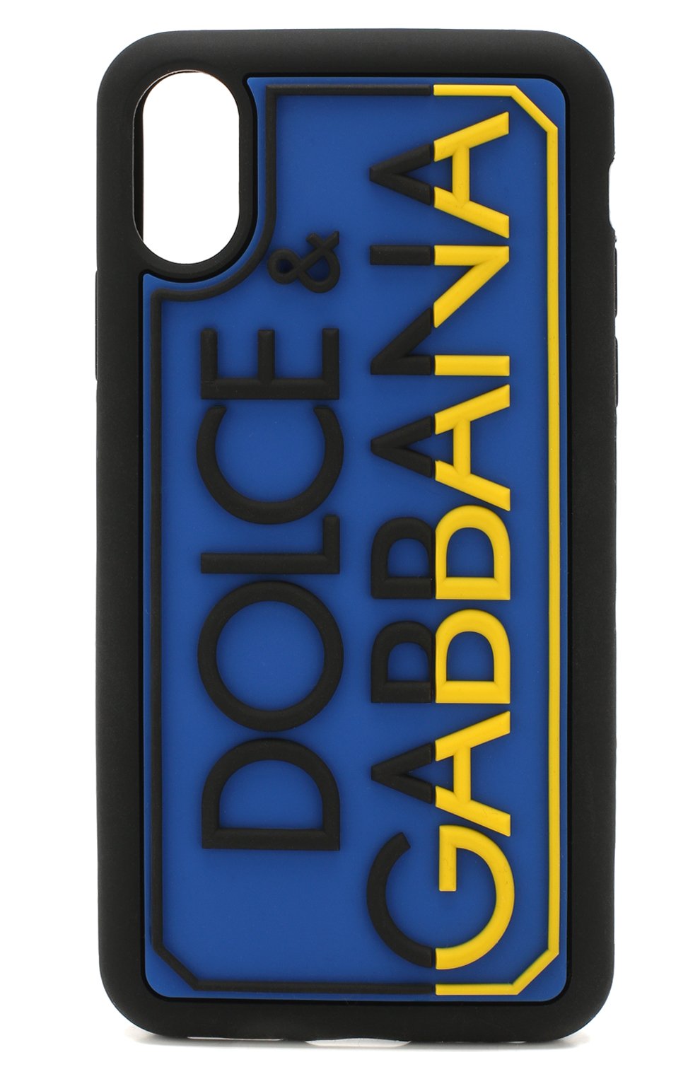 Мужской чехол для iphone x DOLCE & GABBANA синего цвета, арт. BP2418/AJ980 | Фото 1