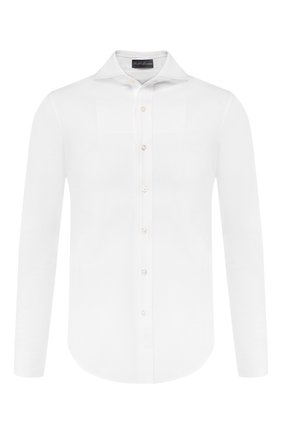 Мужская хлопковая рубашка RALPH LAUREN белого цвета по цене 33900 руб., арт. 790774610 | Фото 1 Мужская хлопковая рубашка RALPH LAUREN белого цвета, арт. 790774610 | Фото 1