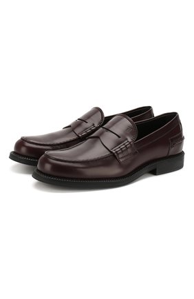 Мужские кожаные пенни-лоферы TOD’S бордового цвета по цене 35950 руб., арт. XXM80B0BR30LYG | Фото 1 Мужские кожаные пенни-лоферы TOD’S бордового цвета, арт. XXM80B0BR30LYG | Фото 1