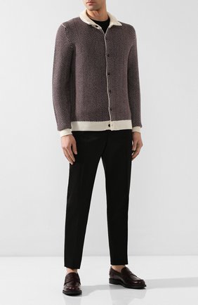Мужские кожаные пенни-лоферы TOD’S бордового цвета по цене 35950 руб., арт. XXM80B0BR30LYG | Фото 2 Мужские кожаные пенни-лоферы TOD’S бордового цвета, арт. XXM80B0BR30LYG | Фото 2