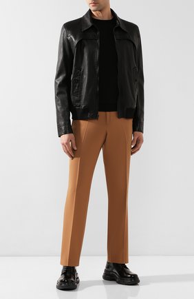 Мужской шерстяной джемпер ERMENEGILDO ZEGNA черного цвета по цене 57300 руб., арт. URM00/110 | Фото 2 Мужской шерстяной джемпер ERMENEGILDO ZEGNA черного цвета, арт. URM00/110 | Фото 2