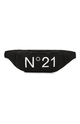 Детская поясная сумка NO. 21 черного цвета по цене 8270 руб., арт. N2143I/N0043/N21W1U | Фото 1 Детская поясная сумка NO. 21 черного цвета, арт. N2143I/N0043/N21W1U | Фото 1