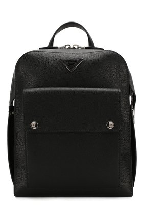 Мужской кожаный рюкзак PRADA черного цвета по цене 148500 руб., арт. 2VZ040-2EYT-E24-OOO | Фото 1 Мужской кожаный рюкзак PRADA черного цвета, арт. 2VZ040-2EYT-E24-OOO | Фото 1