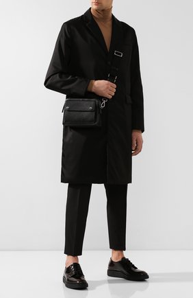 Мужская кожаная сумка PRADA черного цвета по цене 115000 руб., арт. 2VH083-2EYT-E24-OOO | Фото 2 Мужская кожаная сумка PRADA черного цвета, арт. 2VH083-2EYT-E24-OOO | Фото 2