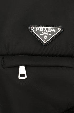 Мужская меховая шапка-ушанка PRADA черного цвета по цене 45000 руб., арт. 2HC170-2CE1-F0002 | Фото 3 Мужская меховая шапка-ушанка PRADA черного цвета, арт. 2HC170-2CE1-F0002 | Фото 3