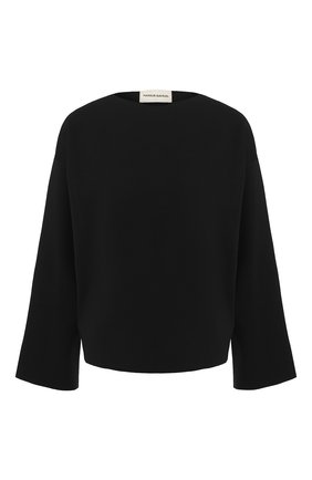 Женская шерстяной пуловер MANSUR GAVRIEL черного цвета по цене 41050 руб., арт. WF19K014HN | Фото 1 Женская шерстяной пуловер MANSUR GAVRIEL черного цвета, арт. WF19K014HN | Фото 1