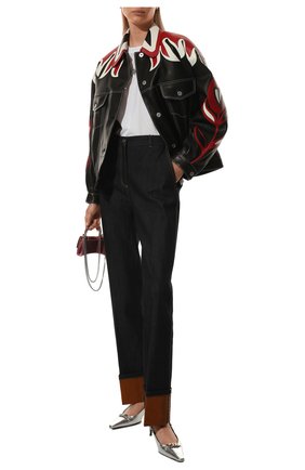 Женская хлопковая футболка STELLA MCCARTNEY белого цвета по цене 31950 руб., арт. 457142/SLW23 | Фото 2 Женская хлопковая футболка STELLA MCCARTNEY белого цвета, арт. 457142/SLW23 | Фото 2