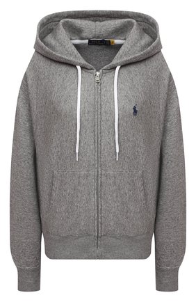 Женский хлопковая толстовка POLO RALPH LAUREN серого цвета по цене 15200 руб., арт. 211794396 | Фото 1 Женский хлопковая толстовка POLO RALPH LAUREN серого цвета, арт. 211794396 | Фото 1