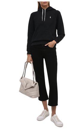 Женский хлопковое худи POLO RALPH LAUREN черного цвета по цене 13800 руб., арт. 211794394 | Фото 2 Женский хлопковое худи POLO RALPH LAUREN черного цвета, арт. 211794394 | Фото 2 (Длина (для топов): Стандартные; Рукава: Длинные; Материал внешний: Хлопок; Стили: Кэжуэл, Минимализм, Спорт; Женское Кросс-КТ: Худи-одежда)