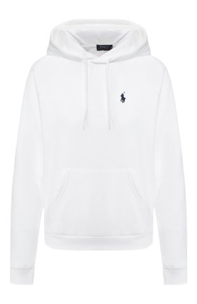 Женский хлопковое худи POLO RALPH LAUREN белого цвета по цене 14150 руб., арт. 211794394 | Фото 1 Женский хлопковое худи POLO RALPH LAUREN белого цвета, арт. 211794394 | Фото 1