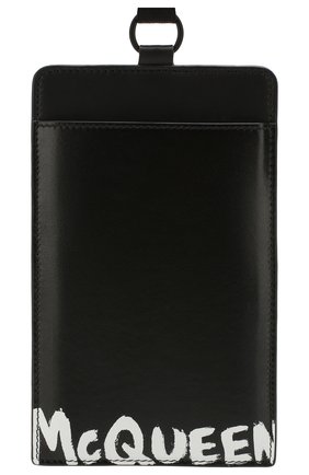 Мужского кожаный чехол для iphone ALEXANDER MCQUEEN черно-белого цвета по цене 32750 руб., арт. 602153/1NT2B | Фото 1 Мужского кожаный чехол для iphone ALEXANDER MCQUEEN черно-белого цвета, арт. 602153/1NT2B | Фото 1