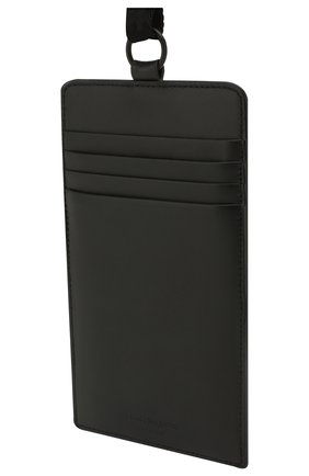 Кожаный чехол для iphone ALEXANDER MCQUEEN черного цвета, арт. 602153/1NT2B | Фото 2 (Женское Кросс-КТ: Кожа iPhone; Материал: Кожа, Натуральная кожа)