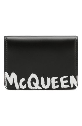 Мужской кожаный футляр для кредитных карт ALEXANDER MCQUEEN черно-белого цвета по цене 23200 руб., арт. 602146/1NT0B | Фото 1 Мужской кожаный футляр для кредитных карт ALEXANDER MCQUEEN черно-белого цвета, арт. 602146/1NT0B | Фото 1