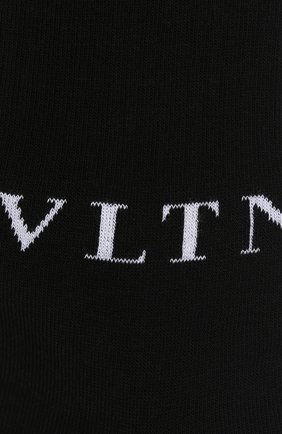 Мужские хлопковые носки VALENTINO черного цвета по цене 4765 руб., арт. TV3KI00L52M | Фото 2 Мужские хлопковые носки VALENTINO черного цвета, арт. TV3KI00L52M | Фото 2