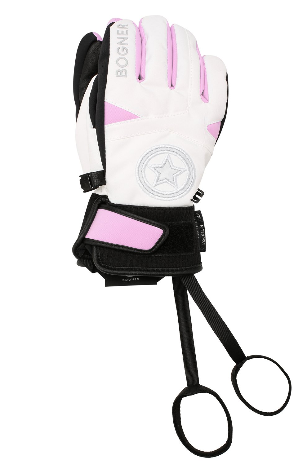 Детские перчатки BOGNER KIDS белого цвета, арт. 4997260 | Фото 1