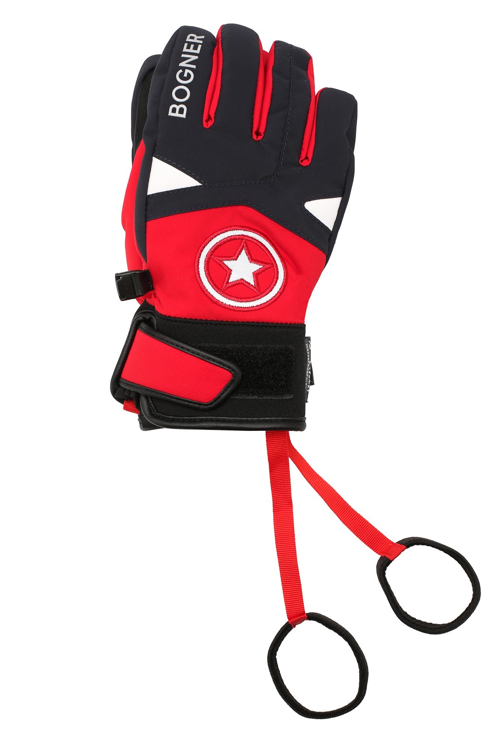 Детские перчатки BOGNER KIDS красного цвета, арт. 4997260 | Фото 1