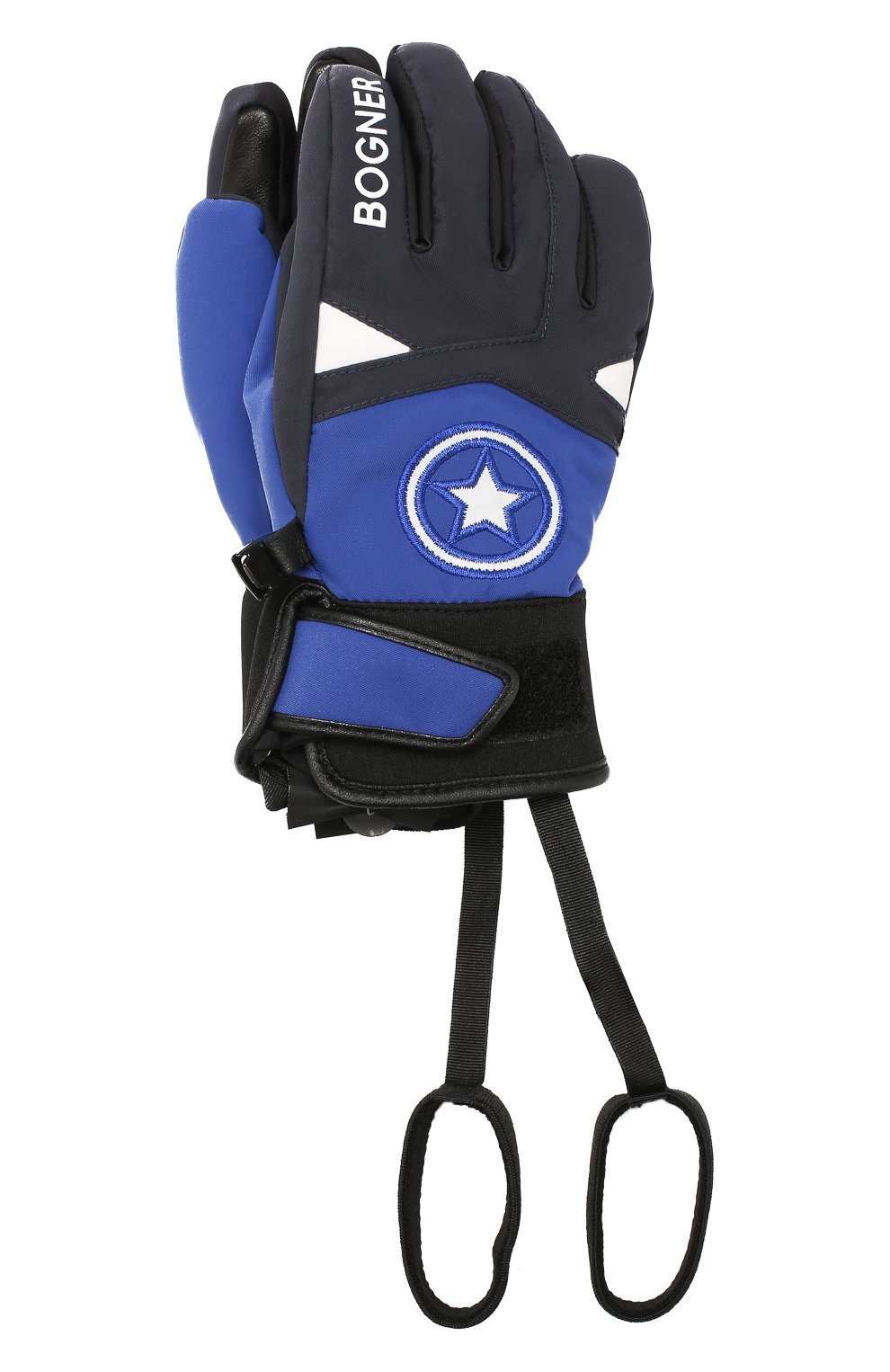 Детские перчатки BOGNER KIDS синего цвета, арт. 4997260 | Фото 1