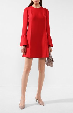 Женская кожаные туфли valentino garavani rockstud VALENTINO бежевого цвета по цене 39000 руб., арт. TW2S0H14/VCE | Фото 2 Женская кожаные туфли valentino garavani rockstud VALENTINO бежевого цвета, арт. TW2S0H14/VCE | Фото 2