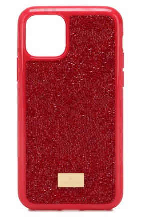 Мужской чехол для iphone 11 pro SWAROVSKI красного цвета по цене 5980 руб., арт. 5515625 | Фото 1 Мужской чехол для iphone 11 pro SWAROVSKI красного цвета, арт. 5515625 | Фото 1