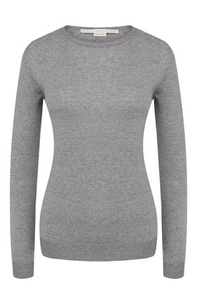 Женская шерстяной пуловер STELLA MCCARTNEY темно-серого цвета по цене 44800 руб., арт. 322182/S1735 | Фото 1 Женская шерстяной пуловер STELLA MCCARTNEY темно-серого цвета, арт. 322182/S1735 | Фото 1