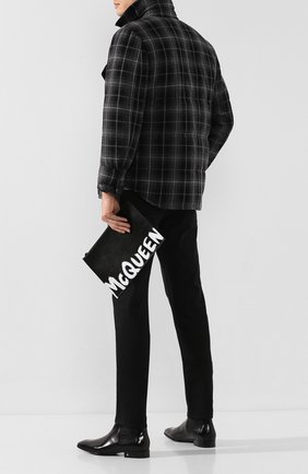 Мужская кожаный клатч ALEXANDER MCQUEEN черного цвета по цене 0 руб., арт. 560472/1NT0B | Фото 2 Мужская кожаный клатч ALEXANDER MCQUEEN черного цвета, арт. 560472/1NT0B | Фото 2 (Размер: medium; Материал: Натуральная кожа)