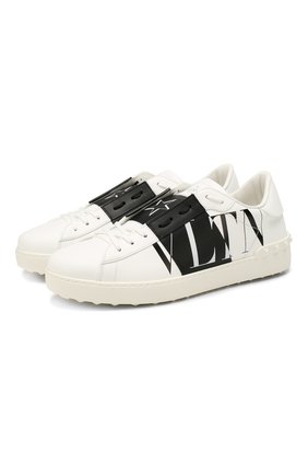 Мужские кожаные кеды valentino garavani open VALENTINO черно-белого цвета по цене 39200 руб., арт. TY2S0830/PEX | Фото 1 Мужские кожаные кеды valentino garavani open VALENTINO черно-белого цвета, арт. TY2S0830/PEX | Фото 1