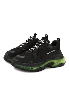 Мужские комбинированные кроссовки triple s clear sole BALENCIAGA черного цвета по цене 52850 руб., арт. 541624/W090N | Фото 1 Мужские комбинированные кроссовки triple s clear sole BALENCIAGA черного цвета, арт. 541624/W090N | Фото 1
