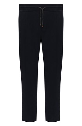 Мужские хлопковые брюки BRUNELLO CUCINELLI темно-синего цвета по цене 97950 руб., арт. M0T313212G | Фото 1