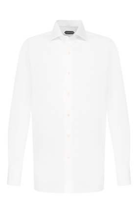 Мужская хлопковая сорочка TOM FORD белого цвета по цене 33050 руб., арт. 7FT00094S3AX | Фото 1 Мужская хлопковая сорочка TOM FORD белого цвета, арт. 7FT00094S3AX | Фото 1