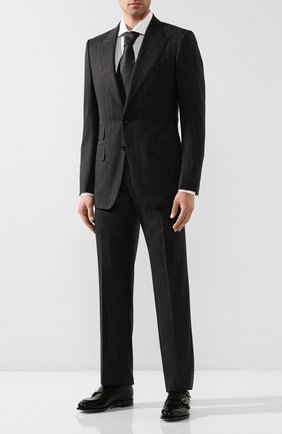 Мужская хлопковая сорочка TOM FORD белого цвета по цене 33050 руб., арт. 7FT00094S3AX | Фото 2 Мужская хлопковая сорочка TOM FORD белого цвета, арт. 7FT00094S3AX | Фото 2