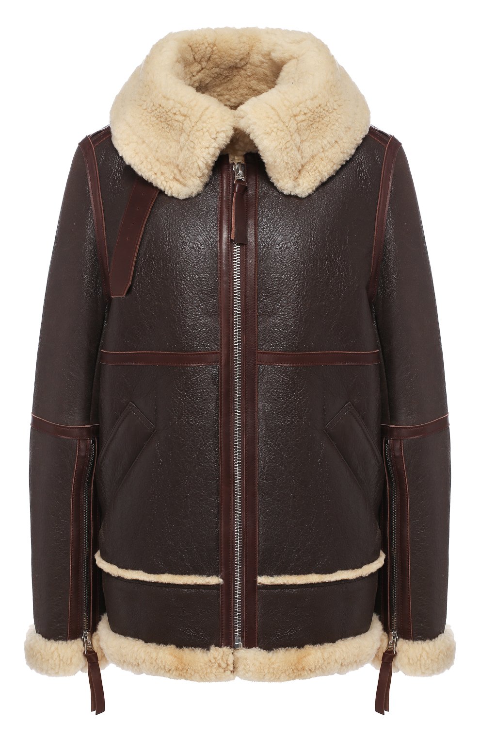 Женская бежевая дубленка ACNE STUDIOS — купить за 251000 руб. в ...