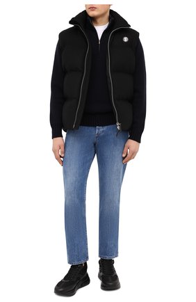 Мужские комбинированные кроссовки ALEXANDER MCQUEEN черного цвета по цене 48000 руб., арт. 604281/WHXI1 | Фото 2 Мужские комбинированные кроссовки ALEXANDER MCQUEEN черного цвета, арт. 604281/WHXI1 | Фото 2