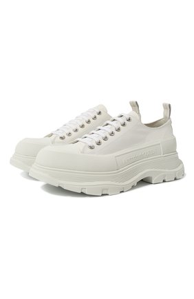 Мужские текстильные кроссовки ALEXANDER MCQUEEN белого цвета по цене 43100 руб., арт. 604257/W4L32 | Фото 1 Мужские текстильные кроссовки ALEXANDER MCQUEEN белого цвета, арт. 604257/W4L32 | Фото 1