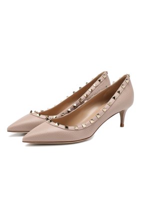 Женская кожаные туфли valentino garavani rockstud VALENTINO бежевого цвета по цене 47900 руб., арт. TW2S0V22/VCE | Фото 1 Женская кожаные туфли valentino garavani rockstud VALENTINO бежевого цвета, арт. TW2S0V22/VCE | Фото 1