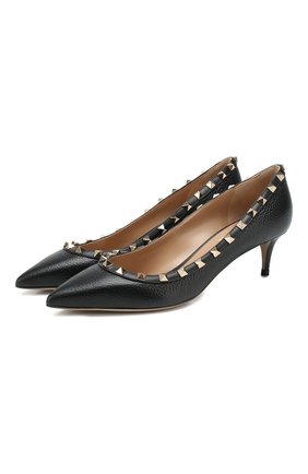 Женская кожаные туфли valentino garavani rockstud VALENTINO черного цвета по цене 47900 руб., арт. TW2S0V22/VCE | Фото 1 Женская кожаные туфли valentino garavani rockstud VALENTINO черного цвета, арт. TW2S0V22/VCE | Фото 1