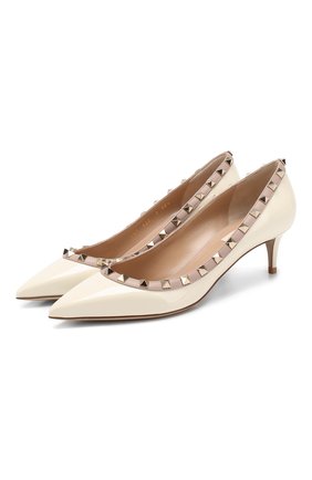 Женская кожаные туфли valentino garavani rockstud VALENTINO белого цвета по цене 52000 руб., арт. TW2S0V22/VNW | Фото 1 Женская кожаные туфли valentino garavani rockstud VALENTINO белого цвета, арт. TW2S0V22/VNW | Фото 1