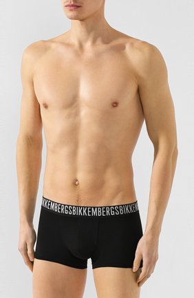 Мужские хлопковые боксеры DIRK BIKKEMBERGS черного цвета по цене 3995 руб., арт. VBKT04084 | Фото 2 Мужские хлопковые боксеры DIRK BIKKEMBERGS черного цвета, арт. VBKT04084 | Фото 2