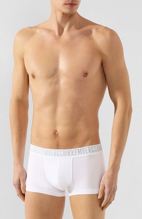 Мужские хлопковые боксеры DIRK BIKKEMBERGS белого цвета по цене 3705 руб., арт. VBKT04084 | Фото 2 Мужские хлопковые боксеры DIRK BIKKEMBERGS белого цвета, арт. VBKT04084 | Фото 2