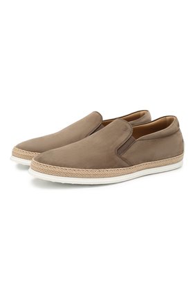 Мужские кожаные слипоны TOD’S светло-коричневого цвета по цене 31300 руб., арт. XXM0TV0K9006RN | Фото 1 Мужские кожаные слипоны TOD’S светло-коричневого цвета, арт. XXM0TV0K9006RN | Фото 1